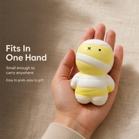 Jouet anti-stress mignon en forme de momie, à remontée lente, jouet de décompression doux et mignon pour enfants et adultes, cadeau