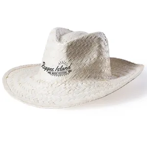 Chapeau de paille naturel, merchandising personnalisé - Product Image 1