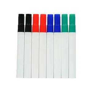 कस्टम लोगो डबल साइड चुंबकीय रिफिल स्याही व्हाइटबोर्ड मार्कर स्कूल के लिए इरेज़र के साथ रीफिल पेन