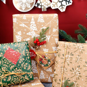Factory Wholesale <b>Christmas</b> <b>Wrapping</b> <b>Paper</b> 50 X 70 cm Packaging Gift <b>Wrapping</b> <b>Paper</b> - Product Image 4