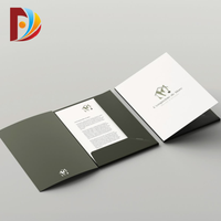 Dossiers personnalisés avec logo pour entreprise, présentation de produits, dossiers A4 A5, profil d'entreprise, dossier en papier personnalisé 350 g/m² avec logo
