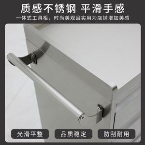 Stainless Steel Salon Trolley Beauty Storage Cart 4 Drawer Silent Slide Rail Anti-fingerprint for Hair Salon Barbershop - Product Image 5