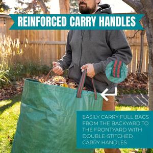 Bolsa para Residuos de Jardín al por Mayor, de Gran Capacidad, Reutilizable, Impermeable, para Recolección de Hojas y Almacenamiento en el Patio - Product Image 6