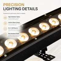 Projecteur mural LED étanche 120W RVBWA de qualité supérieure pour la décoration extérieure des bâtiments