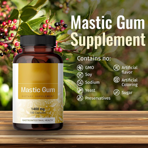 OEM 1400mg produsen Natural Nutrition suplemen Lastic <span class=keywords><strong>Gum</strong></span> Capsules untuk fungsi pencernaan kesehatan hati - Product Image 3