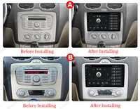 MEKEDE & NAVIFLY X SERIES Unité principale de voiture Android Navigation GPS Car-play 8 Core Wireless Car-play pour Ford Focus 2 2004-2011