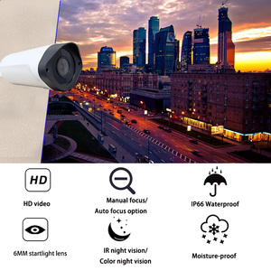 P6slite 6MP siêu ánh sáng sao mạng Máy ảnh WDR 120dB ngoài trời ip có dây máy ảnh đầy màu sắc tầm nhìn ban đêm cho đường sắt trạm trang trại - Product Image 4