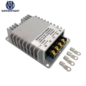 WEMAXPOWER 12v/24v a 14,6 v 8amp dc a dc cargador de batería para de iones de litio de liFePO4 baterías