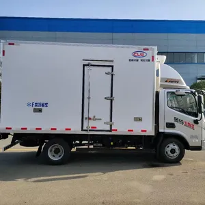 ISUZU 600P 14 feet soğutmalı kamyon marka yeni reefer van dondurucu kutusu kamyon kamyon satılık