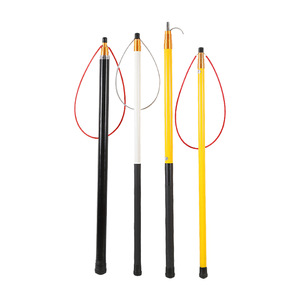 Totoro Telescopic Rescue <b>Pole</b> 4.5m 5.5m 6.5m Stainless Steel Fiberglass <b>Hook</b> For Swimming Pool Water Safety - Product Image 1