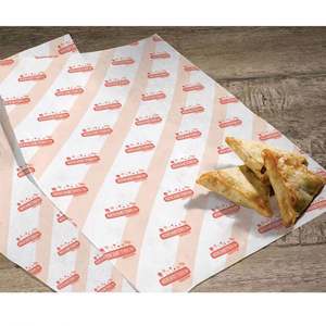 Custom Logo Grease Proof <b>Paper</b> Custom Printed Greaseproof Food <b>Wrapping</b> <b>Paper</b> for Deli Food Bread Packaging - Product Image 1