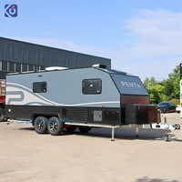 CAMPTRL Caravanes de camping de luxe personnalisées multifonctionnelles de grande taille, remorques de camping, camping-cars, caravanes de voyage avec salle de bain