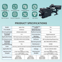 Imprimante DTF 60 cm à tête XP600 avec secoueur de poudre automatique 2 I3200, imprimante numérique de transfert textile pour vêtements, directement de l'usine