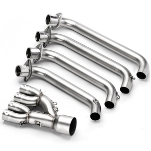 Système complet pour HONDA CB650R CBR650R CB <span class=keywords><strong>CBR</strong></span> <span class=keywords><strong>650</strong></span> CB650 CBR650 <span class=keywords><strong>R</strong></span> 2019 - 2023, échappement de moto, silencieux, tuyau de liaison avant et intermédiaire - Product Image 5