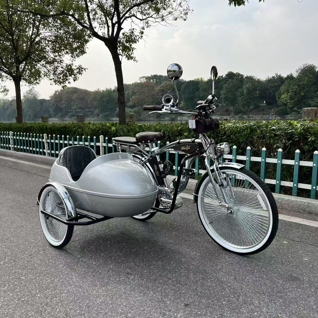 Tricycle Baby Sidecar For Bike Cheap Price Motorcycle With Sidecar