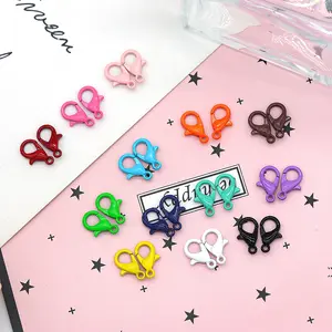 Lobster Clasp,Factory Wholesale New Style Charms Jewel Lobster Clip Colorful Pendants