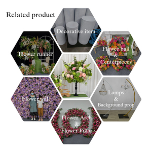 Centro de Mesa Floral Verde y Rosa Natural con Flores de Seda Realistas, Ideal para Decoración de Bodas Rústicas - Product Image 5