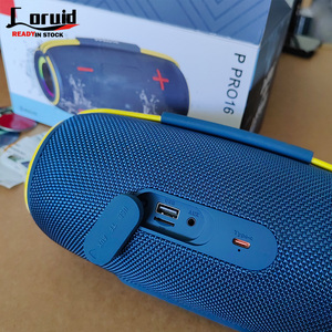 Altavoz Super Heavy Bass <span class=keywords><strong>P</strong></span> Pro 16, Altavoz Activo Inalámbrico BT para Exteriores, Portátil, Resistente al Agua, con Luces LED de Colores para <span class=keywords><strong>P</strong></span> PRO16 - Product Image 5