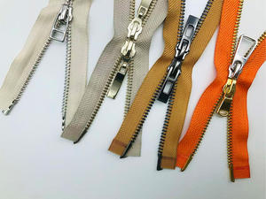 <span class=keywords><strong>Fermeture</strong></span> éclair séparatrice personnalisée Hengda, à <span class=keywords><strong>double</strong></span> sens, 6 pouces, en ruban poly # 5 fermetures éclair argentées à ouverture bidirectionnelle - Product Image 2