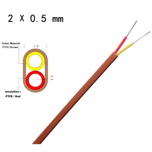 TT-K-30 TT-K-24 SLE giới hạn đặc biệt của lỗi pfa PTFE cặp nhiệt điện dây k - Product Image 1