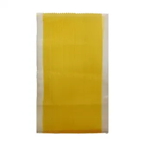 لفافة صفراء منسوجة من بولي بروبيلين، قماش، رفيعة مع طبقة رقيقة لأكياس التعبئة