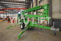 Haute sécurité Ac Diesel remorquable Spider Lift Cherry Picker avec CE ISO