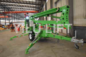 Haute sécurité Ac Diesel remorquable <span class=keywords><strong>Spider</strong></span> Lift Cherry Picker avec CE ISO - Product Image 3