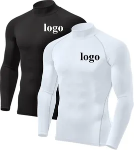 Camisas de hombre, ropa deportiva, camisetas deportivas de compresión de primavera e invierno, camiseta de manga larga para hombre - Product Image 1