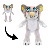 Jouets pelucheux personnalisés à la mode jouet en peluche d'anime CE OEM ODM conception personnalisée animaux en peluche échidné