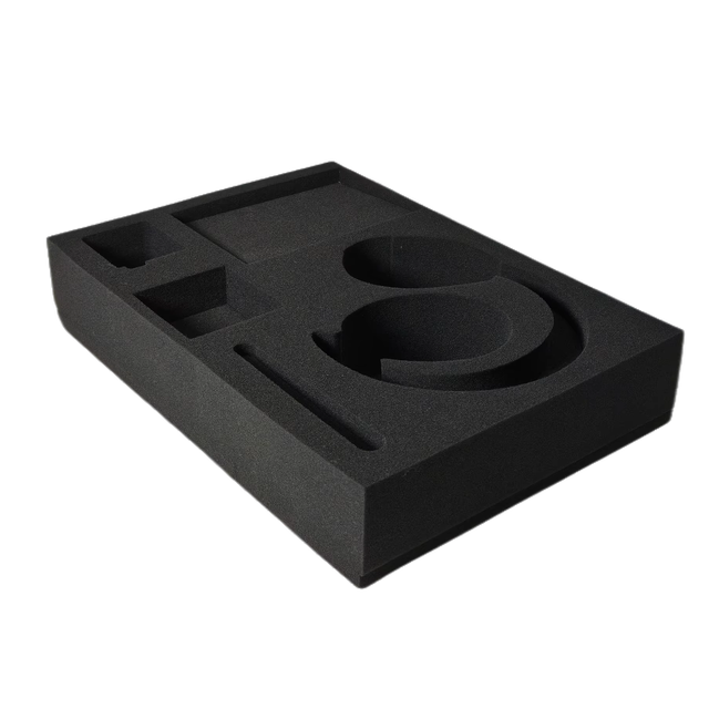 Custom Black EVA PU Foam Tool Box Inserts Eco-Friendly Shock-Absorbing Packaging for Tool Protection