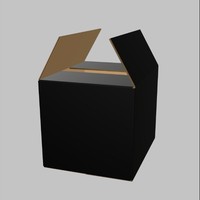 Boîte en carton ondulé personnalisable à 3 couches et à 7 couches avec logo en carton noir Usine Guangdong pour le commerce extérieur transfrontalier personnalisable