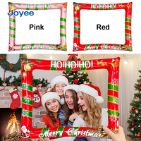 Cadre photo gonflable de Noël Joyee en gros, accessoires de photomaton gonflables en PVC pour la décoration de fêtes de famille