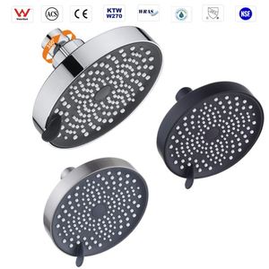 5-inch Black High-pressure <b>Shower</b> Nozzle Cross-border Bathroom Hotel Hotel <b>Water</b> <b>Saving</b> Supercharged <b>Shower</b> - Product Image 2