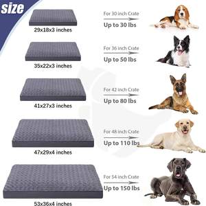 Yangyangpet Patrón sólido XXXL Cama grande de franela para perros Cama lavable para perros más grandes - Product Image 3