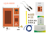 Machine de découpe HHO haute précision LQJN 26,3 kW, soudeuse oxyhydrogène 380 V, débit 8000 L/h pour tubes en cuivre de conduits CVC, épaisseur 1-50 mm