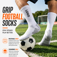 Chaussettes de football personnalisées pour hommes et femmes, design personnalisé, chaussettes de football antidérapantes, respirantes, chaussettes de sport