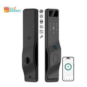 Serrure intelligente Glomarket avec contrôle par application, stockage dans le cloud, compatibilité avec les portes en bois - Serrure intelligente Tuya - Product Image 1