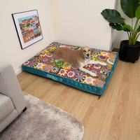 Lits orthopédiques pour chiens et chats, modernes, marocains, personnalisés, écologiques, portables, lavables, légers, multicolores