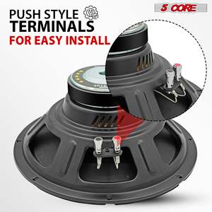 Par de altavoces de repuesto Db de 12 pulgadas y 8 ohmios para sistema de audio de escenario, sonido profesional de 200W, 2 canales, 2 piezas - Product Image 6