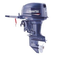 Moteur hors-bord YAHATSU 2 temps 9,8 ch pour pêcheur, compatible avec le moteur de bateau et les pièces détachées d'origine T0HATSU