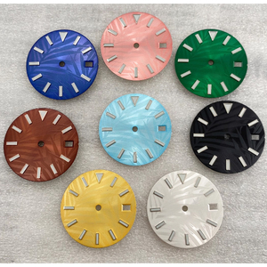 Piezas de Reloj con Esfera Verde Luminosa de 28.5mm, Movimiento Mecánico NH35 Modificado con Diseño de Manecillas Tipo Hoja - Product Image 1