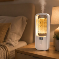 Diffuseur d'arômes intelligent rechargeable, vaporisateur de parfum minimaliste, diffuseur d'air mural pour la maison et la salle de bain
