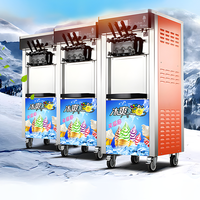 Machine à glace molle et moelleuse professionnelle avec compresseur