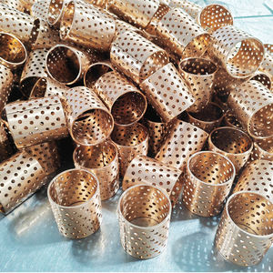 บูชทองเหลืองเคลือบดีบุกแบบมีหน้าแปลน รุ่น <span class=keywords><strong>CuSn8</strong></span> FB092 บูชทองเหลืองหุ้ม - Product Image 6