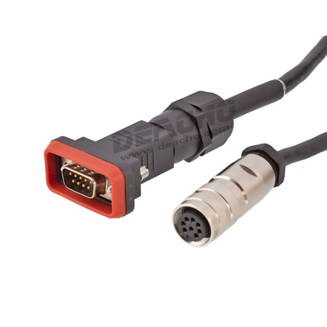 AISG RET Control Cable RRU to RCU Antenna Electrically Controlled Cable Assembly DB9 Male to AISG Female IP67 Waterproof