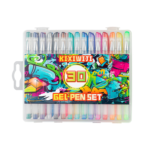 Set <span class=keywords><strong>de</strong></span> Regalo <span class=keywords><strong>de</strong></span> Bolígrafos <span class=keywords><strong>de</strong></span> Gel <span class=keywords><strong>de</strong></span> 30 Colores con Diseño <span class=keywords><strong>de</strong></span> Logotipo Tecnológico Atractivo, Empaquetado en Caja <span class=keywords><strong>de</strong></span> PP - Product Image 1