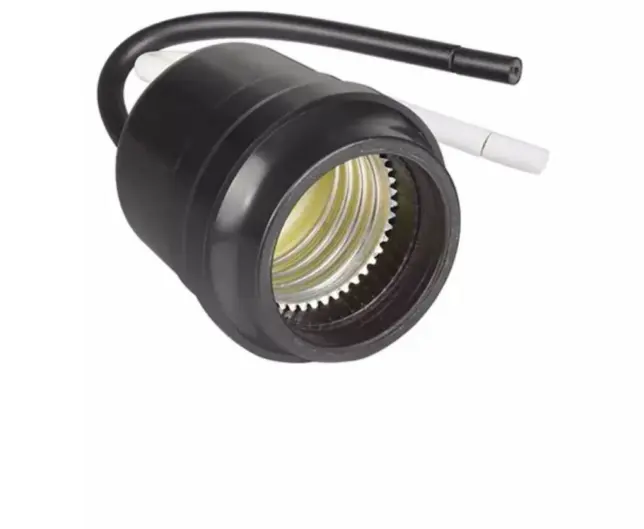 Douille lumineuse Edison Style rétro, support de lampe Edison, avec anneau douille, douille de lampe à vis, E26 E27