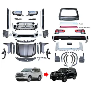 Car Bumper Body Kit Facelift Conversion Body Kit For Land Cruiser LC 200 Upgrade To LC300 High Middle East