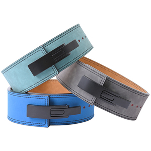 2026 New Arrival Coexistence Breathable Cowhide Leather Waist <b>Belt</b> for Fitness Bodybuilding Weight Lifting-Waterproof Portable - Product Image 4