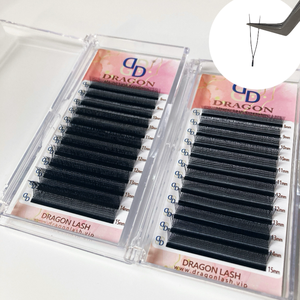 DRAGONLASH YY ขนตาต่อแบบวอลลุ่ม ขนตายาวเป็นธรรมชาติ งอนสวย ติดทนนาน เรียบลื่น 0.07 ดับเบิ้ลทิปส์ ปราศจากการทดลองกับสัตว์ - Product Image 2